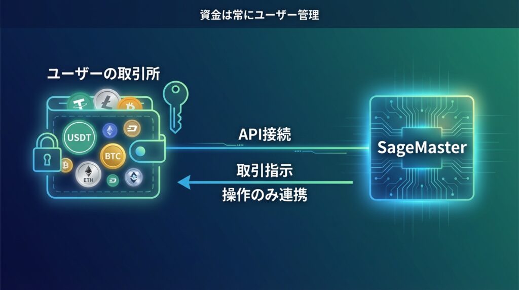 SageMaster（セージマスター）の資金管理の仕組み
